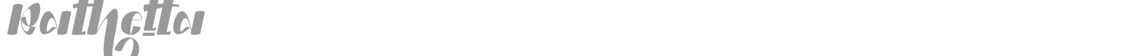 Rathetta font preview